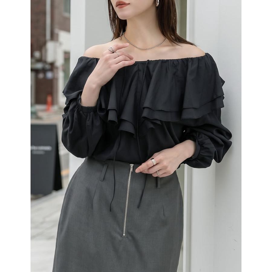 Re:EDIT（リエディ） ブラウス トップス レディース 6色 M/L 長袖 プル
