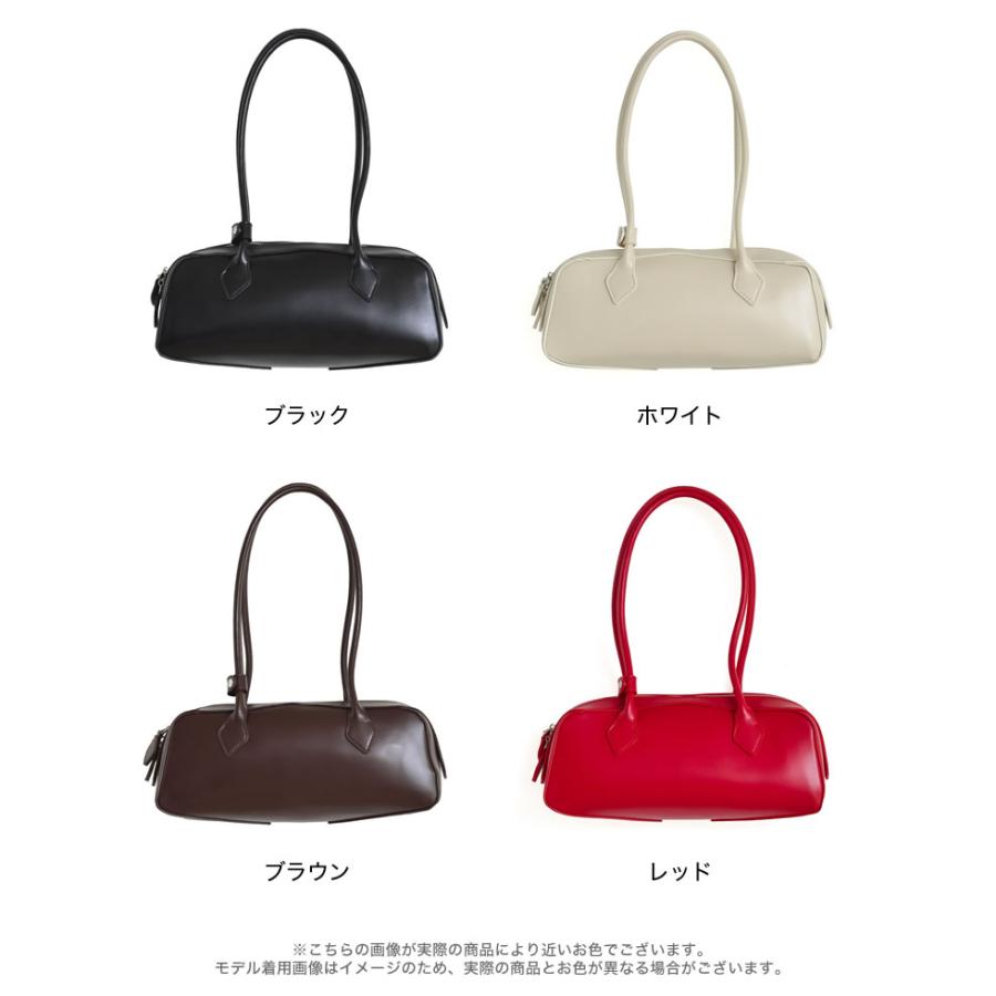 バッグ レディース 鞄 ボストン ワイド ハンドバッグ ショルダー 横長 フェイクレザー 合成皮革 大容量 使いやすいサイズ 内ポケットあり 春夏 | Re:EDIT | 21