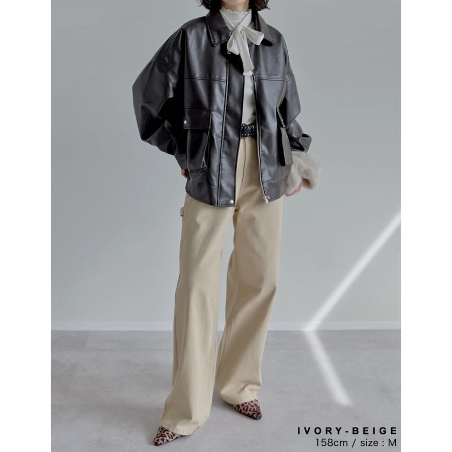 パンツ チノパン カツラギ レディース 5色 4サイズ 低身長 高身長 花柄 プリント カーゴパンツ　ペインターパンツ　カラーパンツ 秋冬 | Re:EDIT | 20