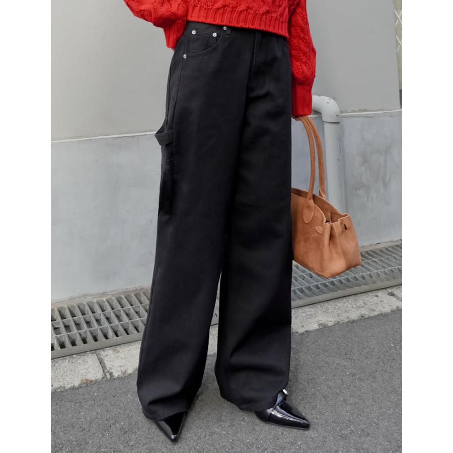 パンツ チノパン カツラギ レディース 5色 4サイズ 低身長 高身長 花柄 プリント カーゴパンツ　ペインターパンツ　カラーパンツ 秋冬 | Re:EDIT | 13