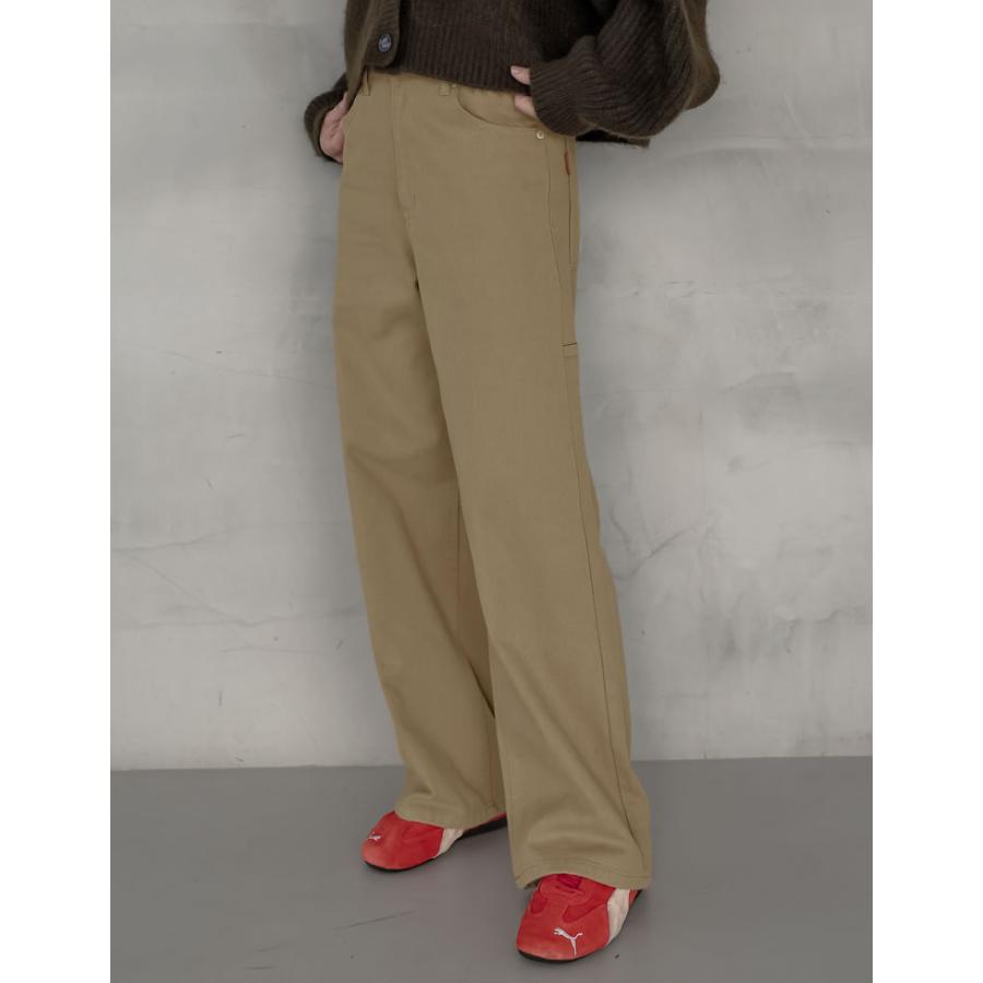 パンツ チノパン カツラギ レディース 5色 4サイズ 低身長 高身長 花柄 プリント カーゴパンツ　ペインターパンツ　カラーパンツ 秋冬 | Re:EDIT | 14