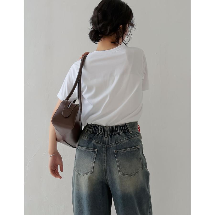 Tシャツ レディース トップス 半袖 カットソー ロゴT プリント 接触冷感 UVカット 紫外線対策 日焼け対策[mb] | Re:EDIT | 13