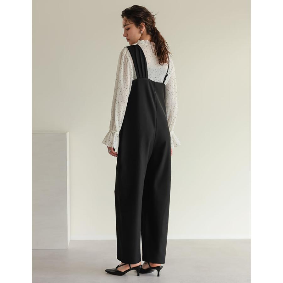 サロペット レディース オールインワン オーバーオール アジャスター付 低身長 高身長 2025春夏 | Re:EDIT | 16