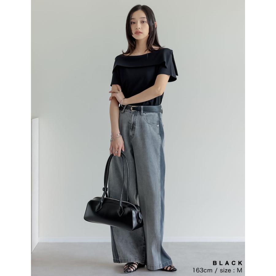 Re:EDIT（リエディ） カットソー レディース トップス 半袖 オフショル