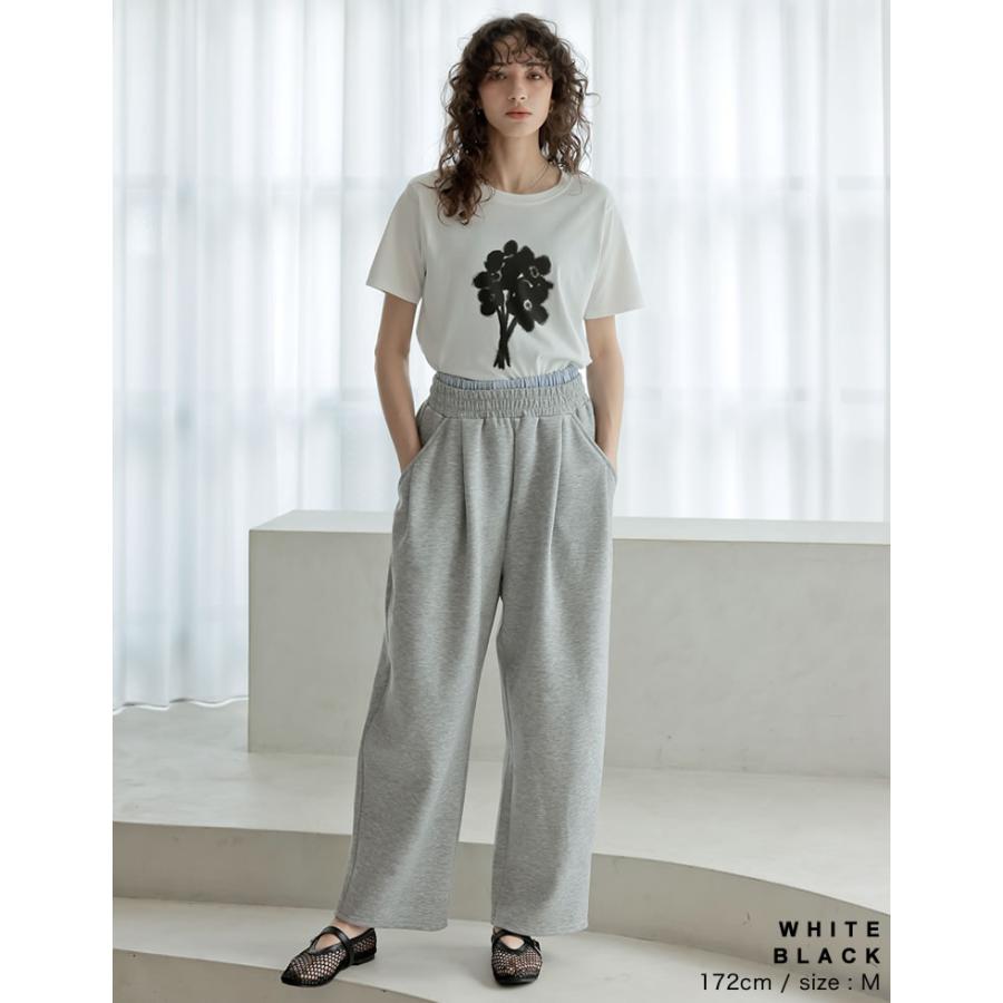 Tシャツ レディース トップス 半袖 カットソー 丸首 クルーネック UVカット 紫外線対策 接触冷感 春夏[mb] | Re:EDIT | 14