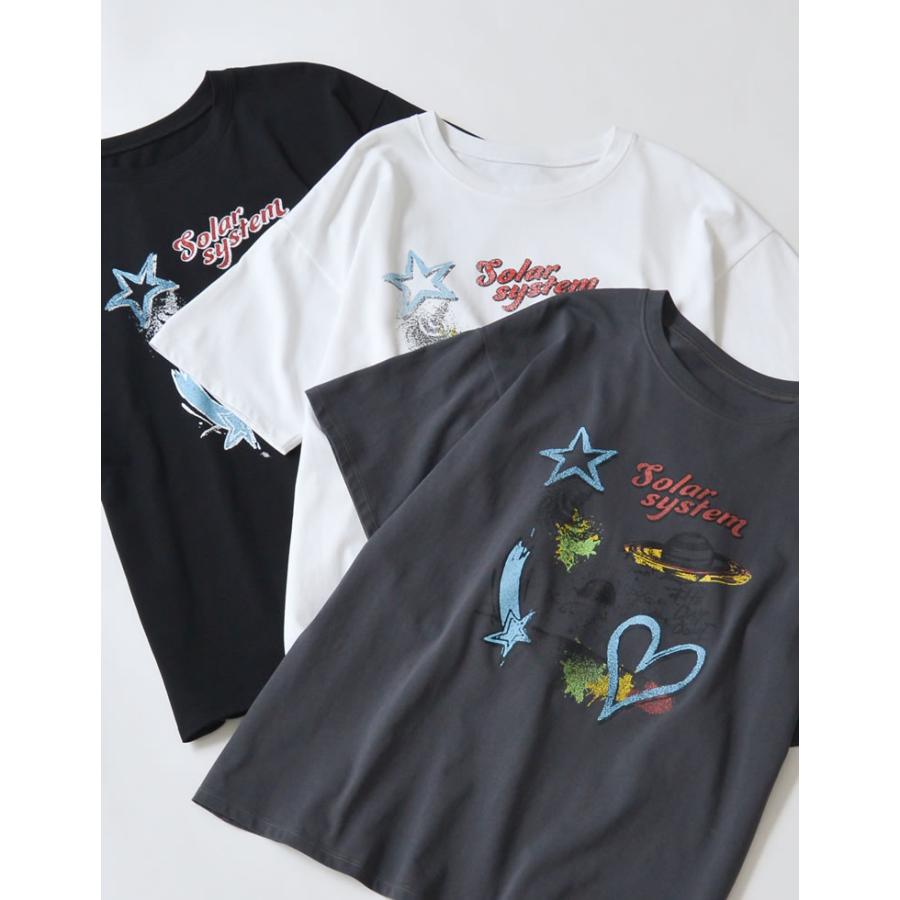Tシャツ 半袖 レディース トップス UVカット 紫外線対策 接触冷感 ひんやり 涼しい 春夏[mb] | Re:EDIT | 04