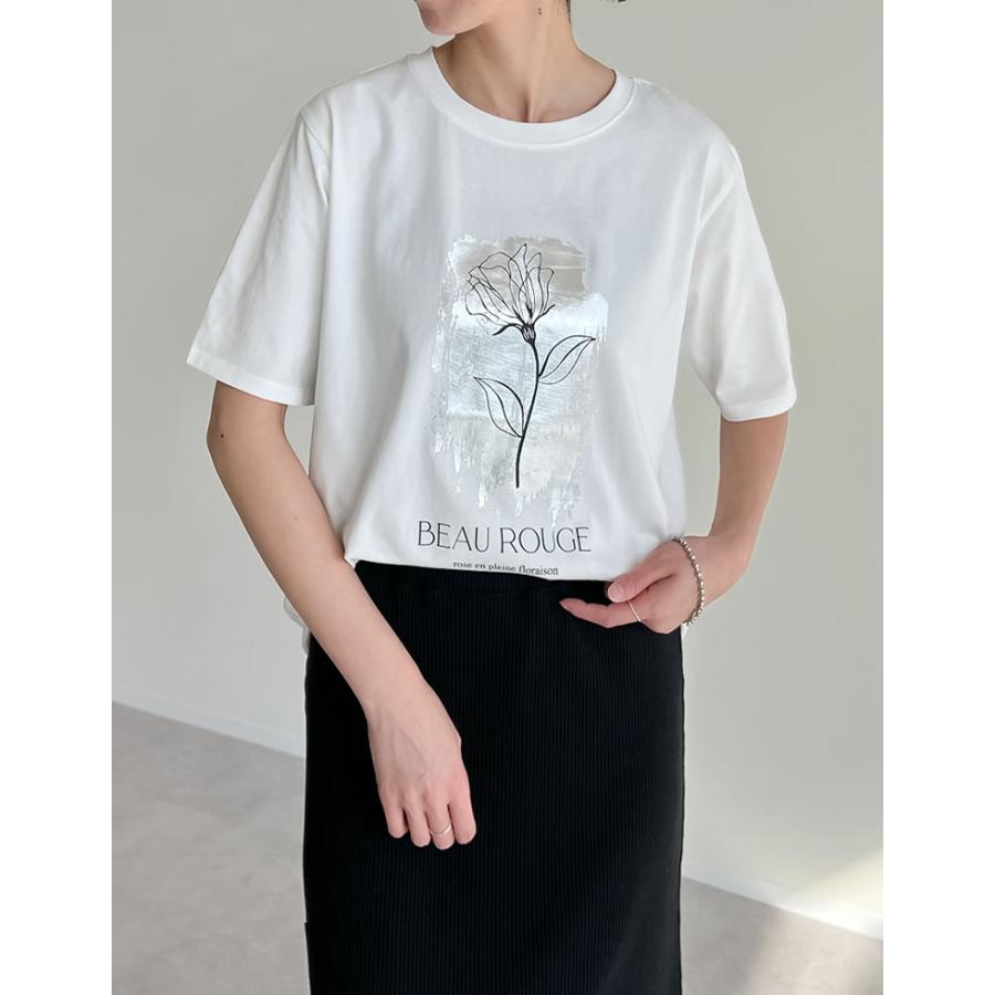 Re:EDIT（リエディ） Tシャツ 半袖 ロゴT トップス レディース