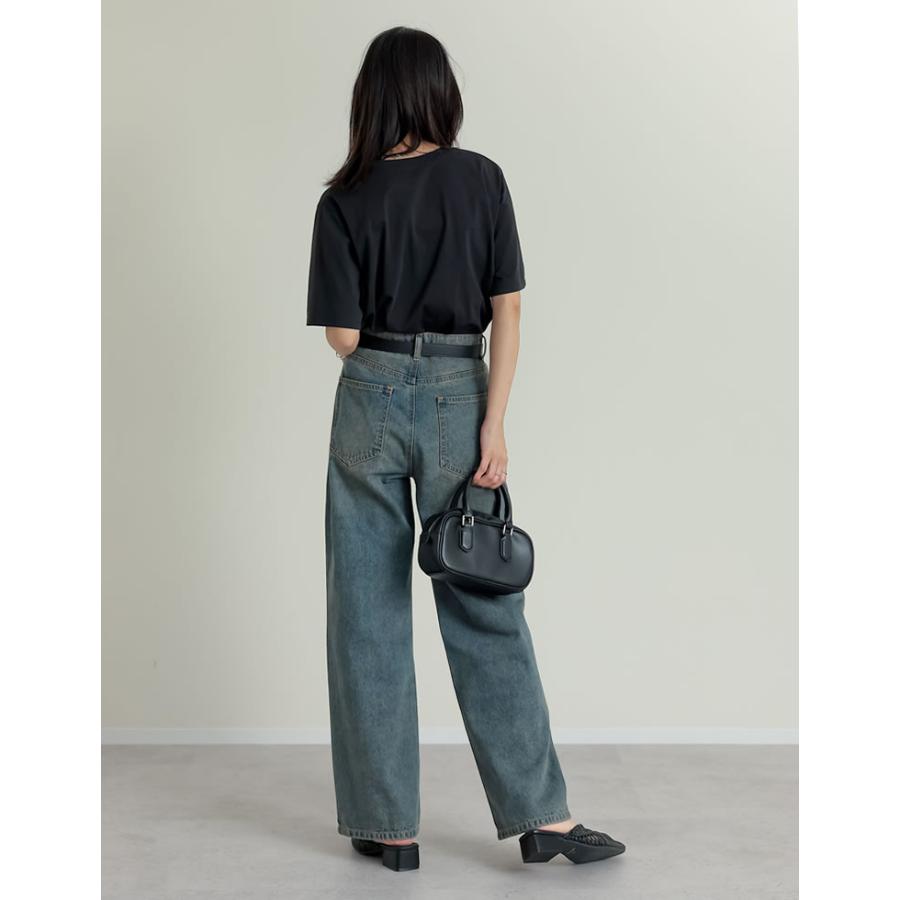 Tシャツ 半袖 ロゴT トップス レディース フロントロゴ フプリント UVカット 紫外線対策 接触冷感 ひんやり クルーネック 春夏[mb] | Re:EDIT | 12