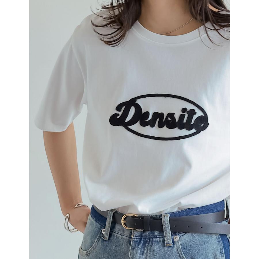 Tシャツ 半袖 レディース トップス 刺繍 UVカット 紫外線対策 接触冷感 ひんやり チェーン刺繍 春夏[mb] | Re:EDIT | 15