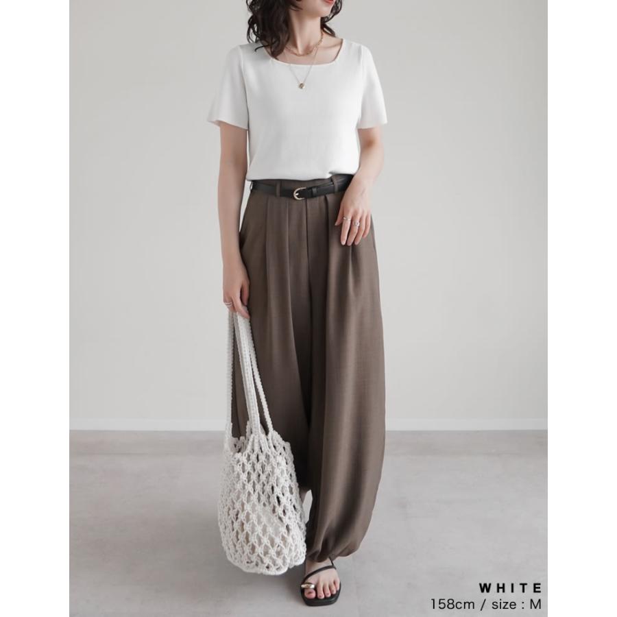 Re:EDIT（リエディ） 半袖 トップス レディース 6色 M／L サマーニット