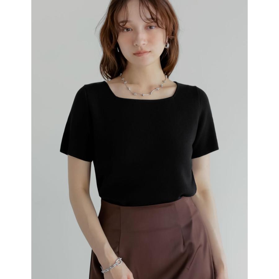 Re:EDIT（リエディ） 半袖 トップス レディース 6色 M／L サマーニット