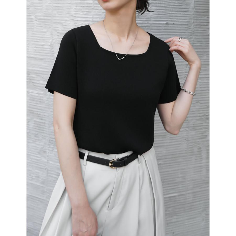 Re:EDIT（リエディ） 半袖 トップス レディース 6色 M／L サマーニット