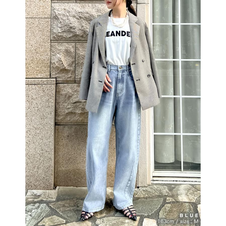 Re:EDIT（リエディ） デニム カーブデニム バレルレッグ レディース