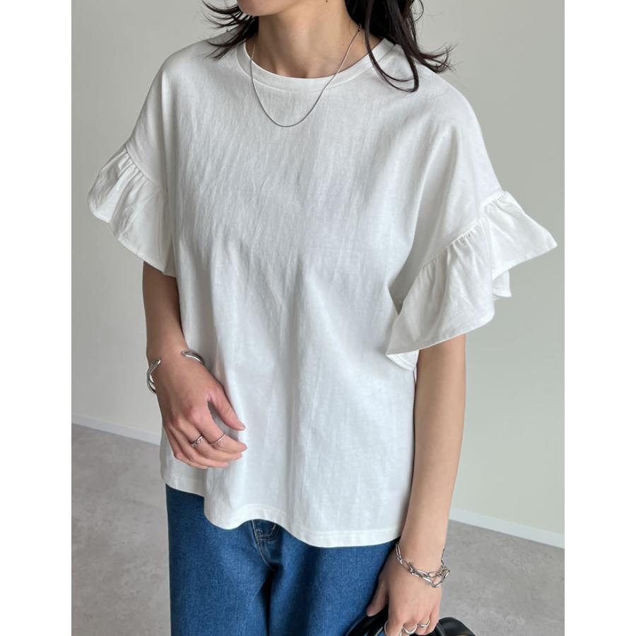 Re:EDIT（リエディ） 半袖 Tシャツ トップス レディース ホワイト M/L
