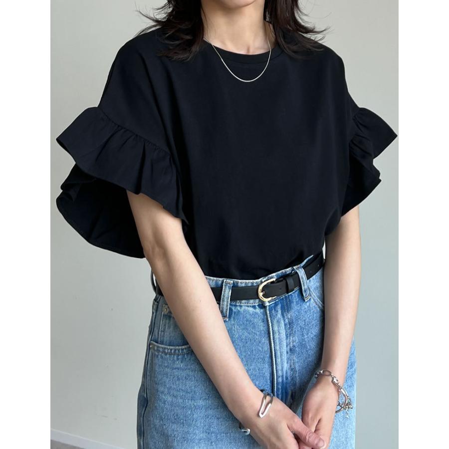 Re:EDIT（リエディ） 半袖 Tシャツ トップス レディース ホワイト M/L