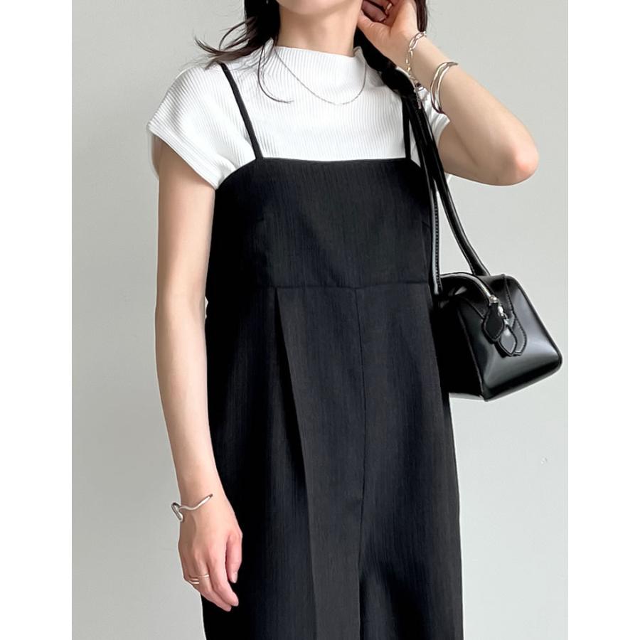オールインワン レディース サロペット フルレングス キャミオールインワン ハイウエスト 低身長 高身長 オフィスカジュアル 2025春夏 | Re:EDIT | 08