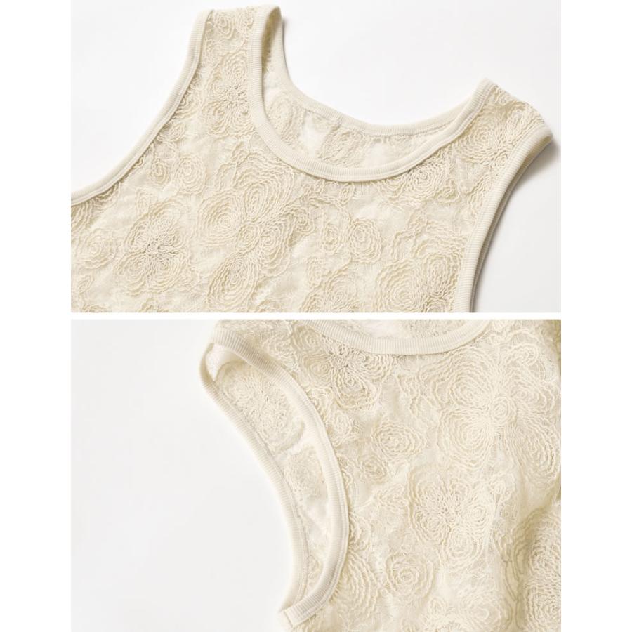 Re:EDIT（リエディ） タンクトップ レース トップス レディース 2色 M