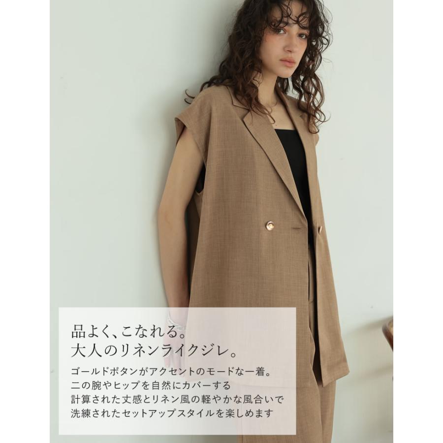Re:EDIT（リエディ） ジャケット レディース ベスト デニム見え