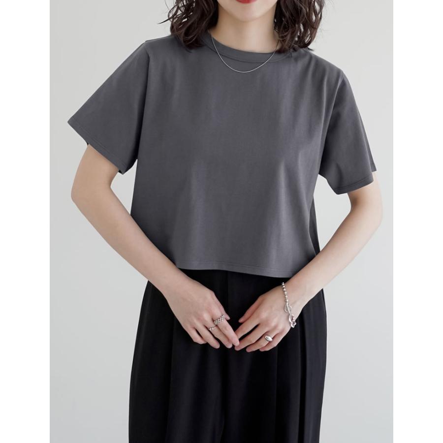 Re:EDIT（リエディ） Tシャツ レディース トップス 半袖 クロップド