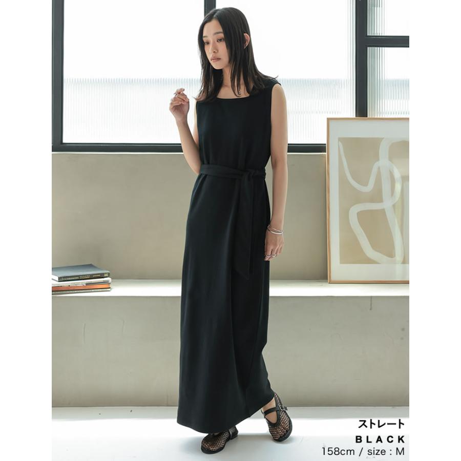 virina マタニティ ウェンディワンピース ネイビー リボン Vネックリブニット ロングスリーブワンピース｜JENNE(ジェンヌ