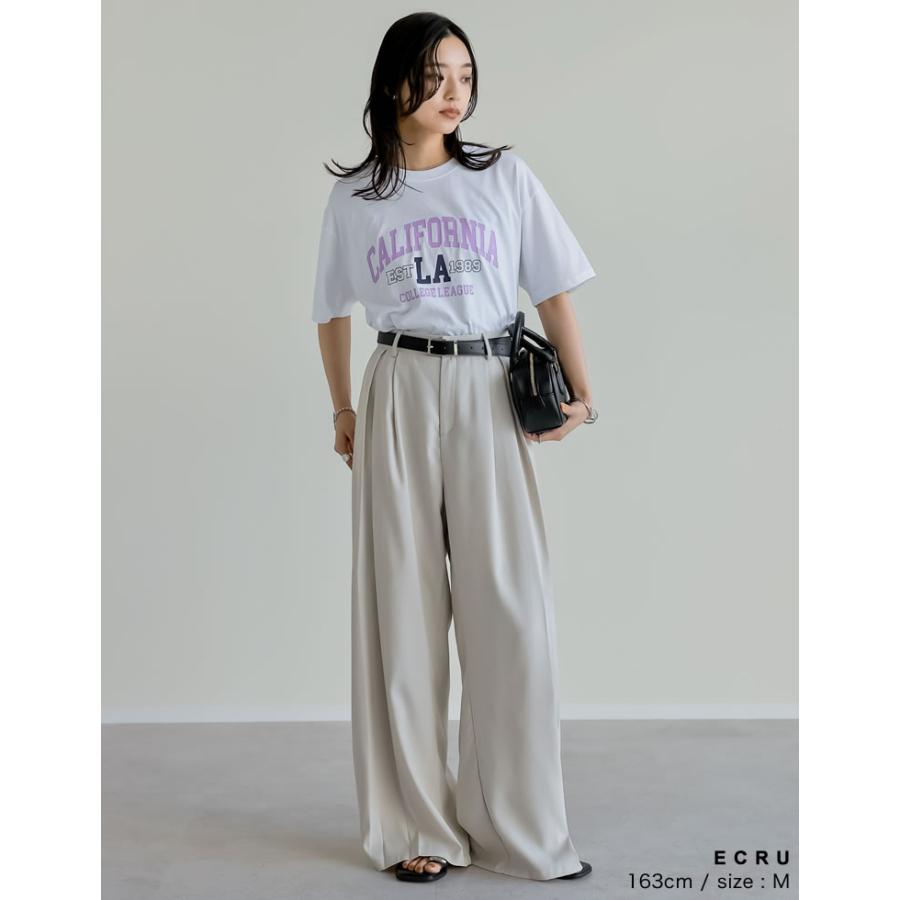 Re:EDIT カーブパンツ レディース パンツ バレルレッグ