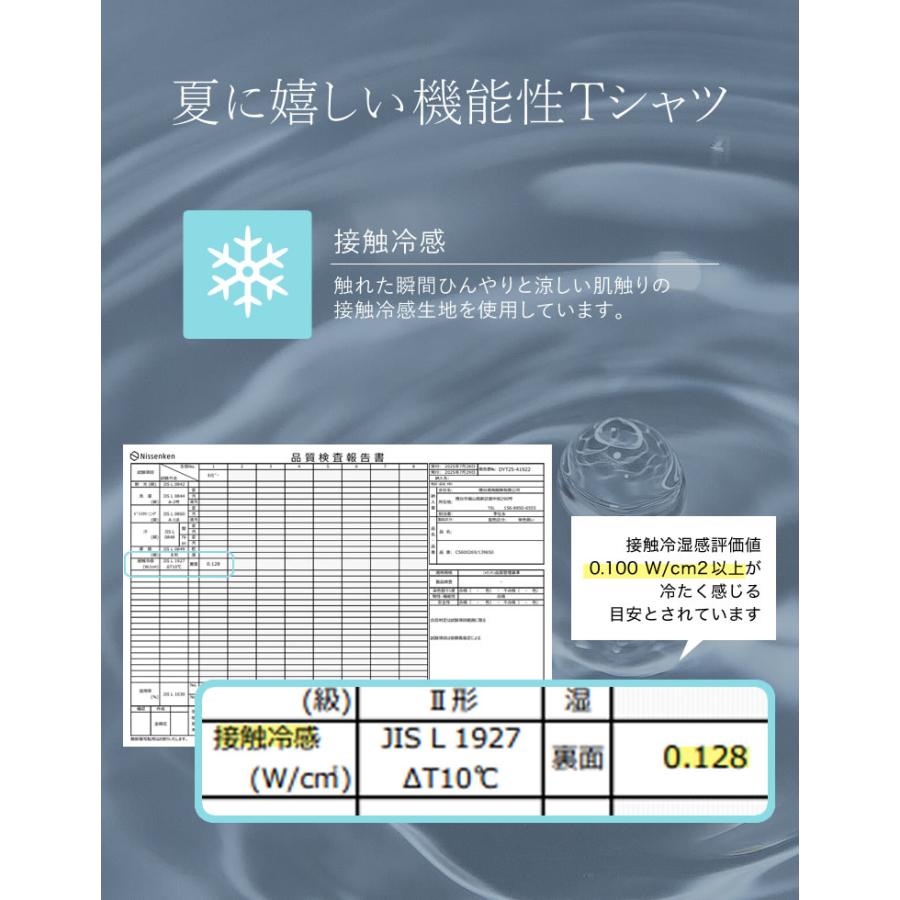 Tシャツ 半袖 トップス レディース 4色 M/L カットソー 5分袖 ロゴT バイカラー ひんやり 涼しい 接触冷感 春夏[mb] | Re:EDIT | 12