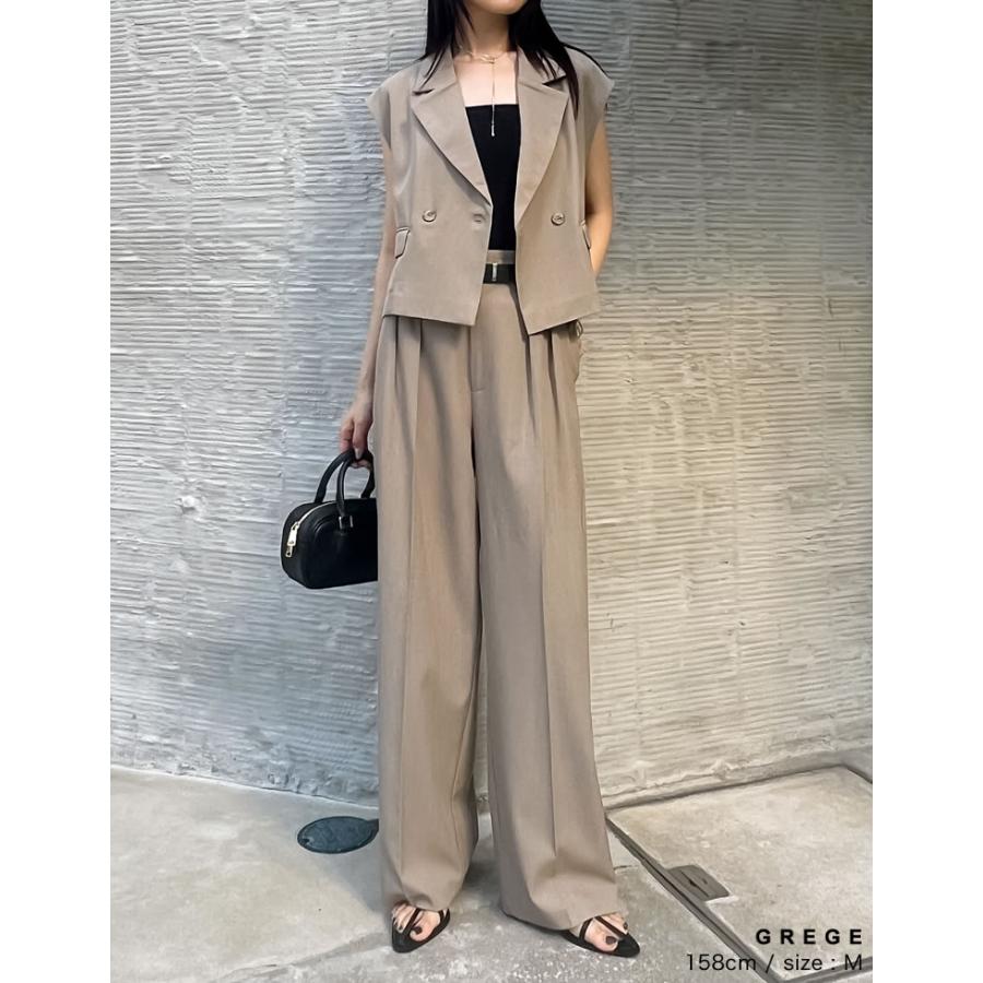 Re:EDIT（リエディ） ベスト レディース テーラード ジレ 羽織り