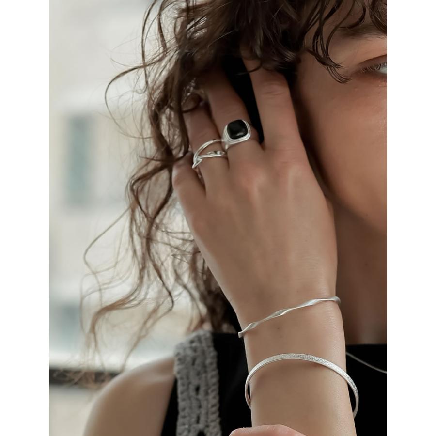 指輪 リング 3点セット セット アクセサリー ストーン シルバー ゴールド アクリル セパレート 春夏 返品交換不可[mb] | Re:EDIT | 07