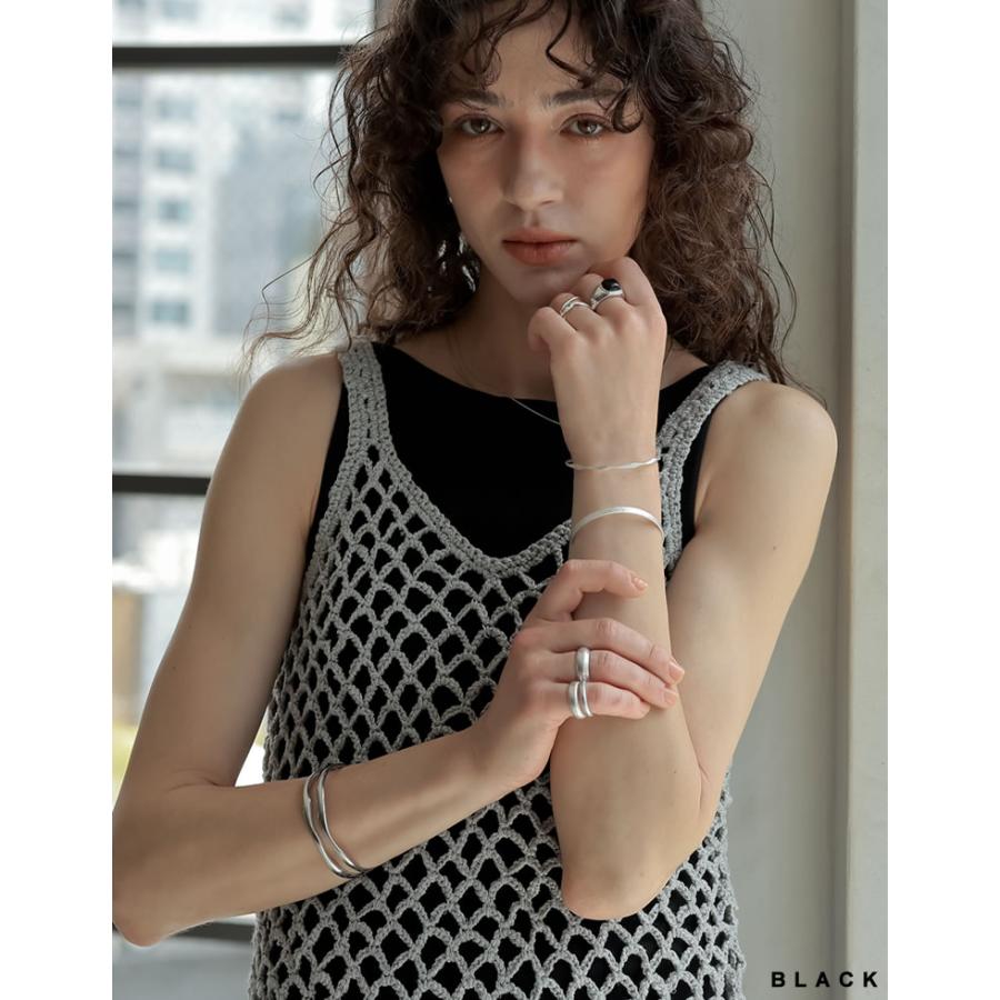 指輪 リング 3点セット セット アクセサリー ストーン シルバー ゴールド アクリル セパレート 春夏 返品交換不可[mb] | Re:EDIT | 08
