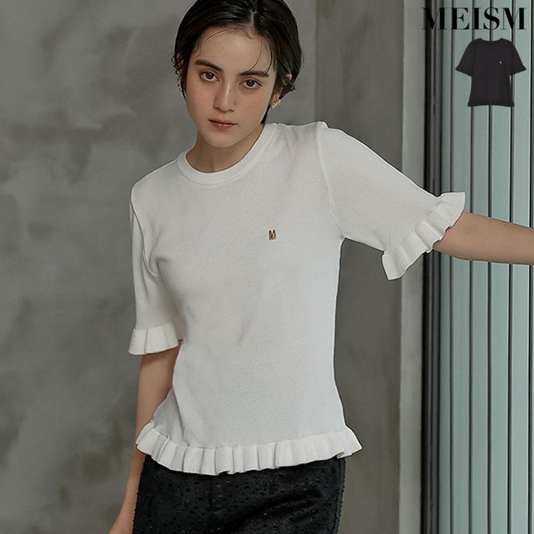 MEISM（ミズム） 半袖 サマーニット レディース トップス 2色 M/L