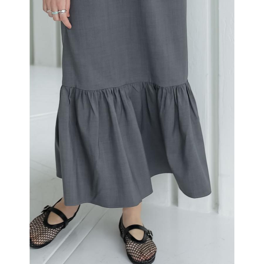 ワンピース キャミレディース サマーサマードレス リネンタッチ 肩紐調節可能 低身長 2025春夏 | Re:EDIT | 18