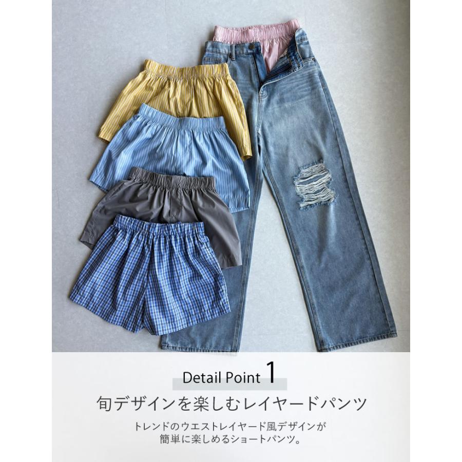 Re:EDIT（リエディ） パンツ レディース ショートパンツ ショート丈