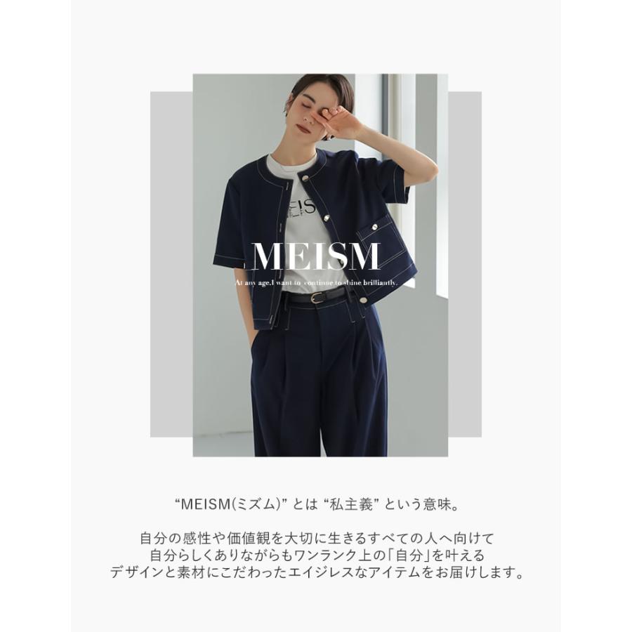 MEISM（ミズム） ブラウス レディース トップス シャツ ペプラム