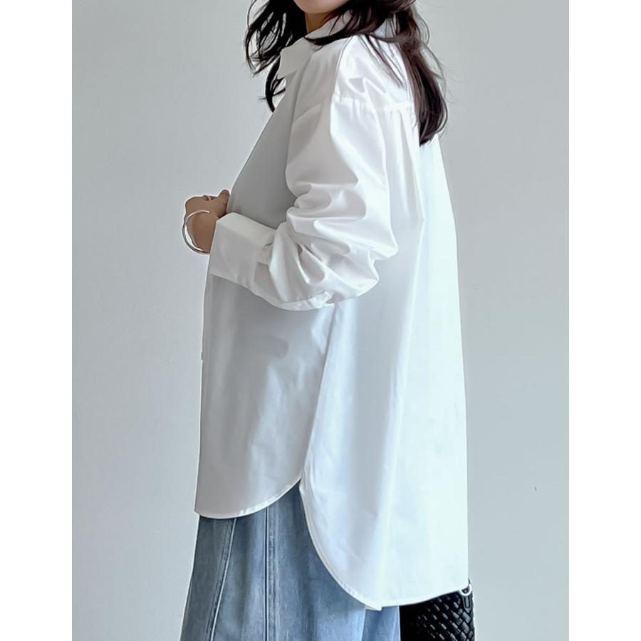 シャツ レディース トップス 長袖シャツ 汗染み防止 汗ジミ 汗じみ 羽織 羽織り 春夏[mb] | Re:EDIT | 13