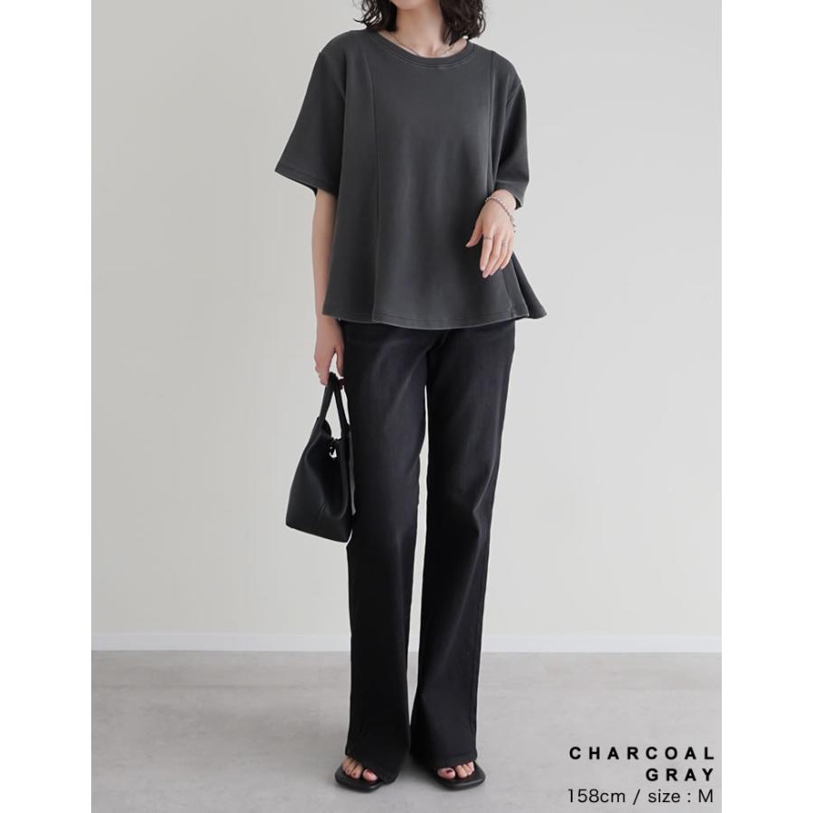 Re:EDIT（リエディ） 半袖 トップス レディース 4色 M/L 二の腕カバー 