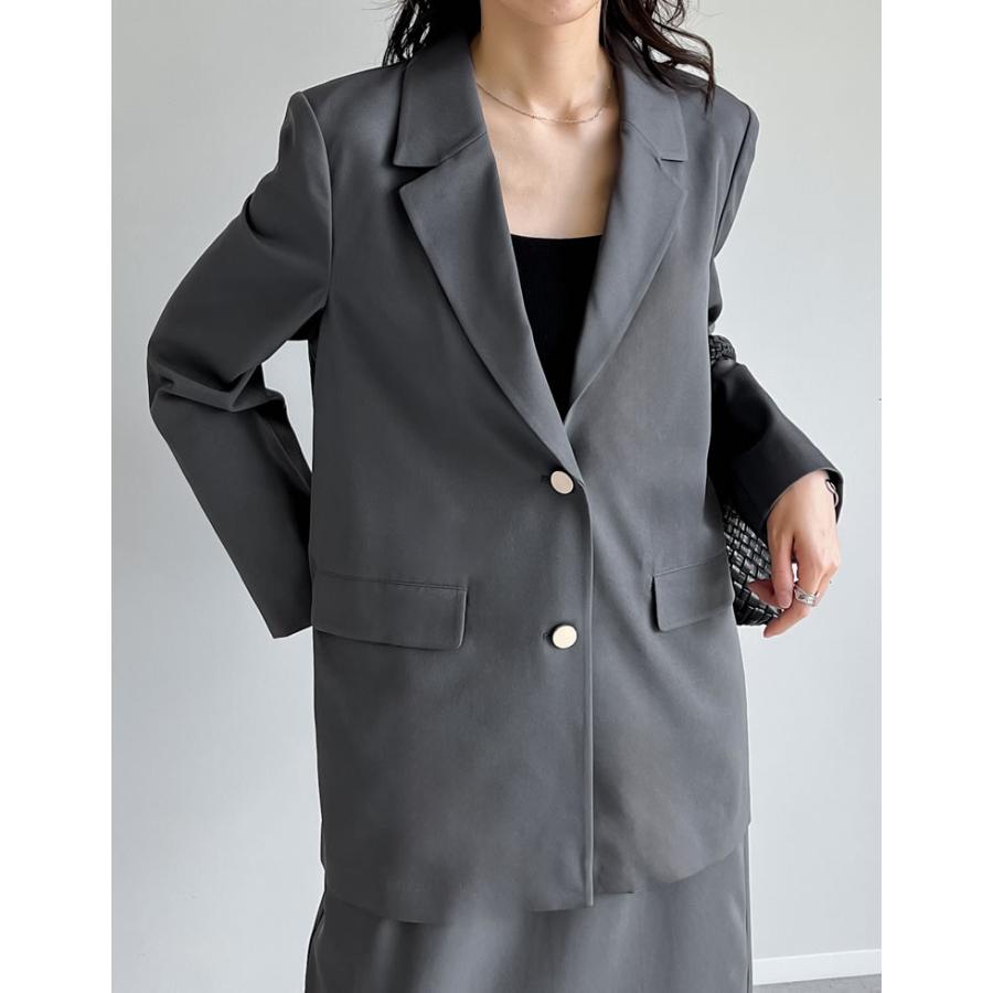 ジャケット レディース アウター テーラード サマージャケット 冷感ツイル 接触冷感 CoolWork セットアップ対応 春夏 | Re:EDIT | 20