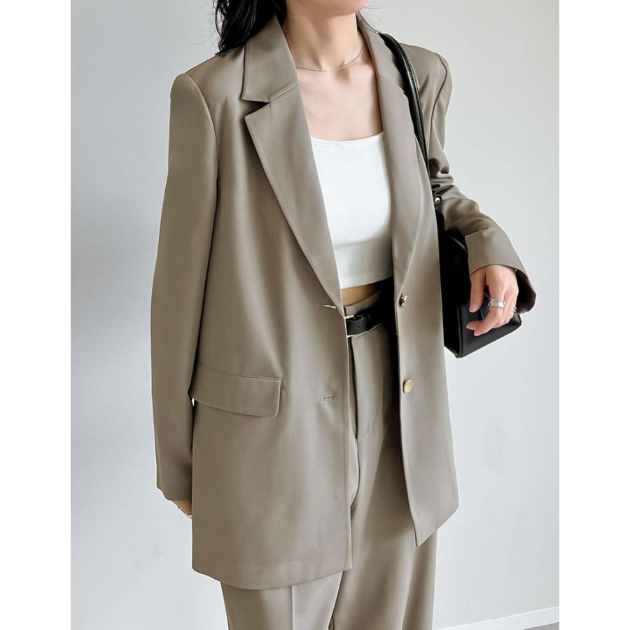 ジャケット レディース アウター テーラード サマージャケット 冷感ツイル 接触冷感 CoolWork セットアップ対応 春夏 | Re:EDIT | 08
