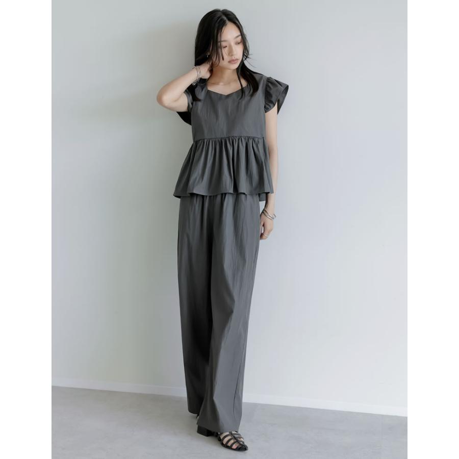 Re:EDIT（リエディ） 2点セット レディース セットアップ フリル