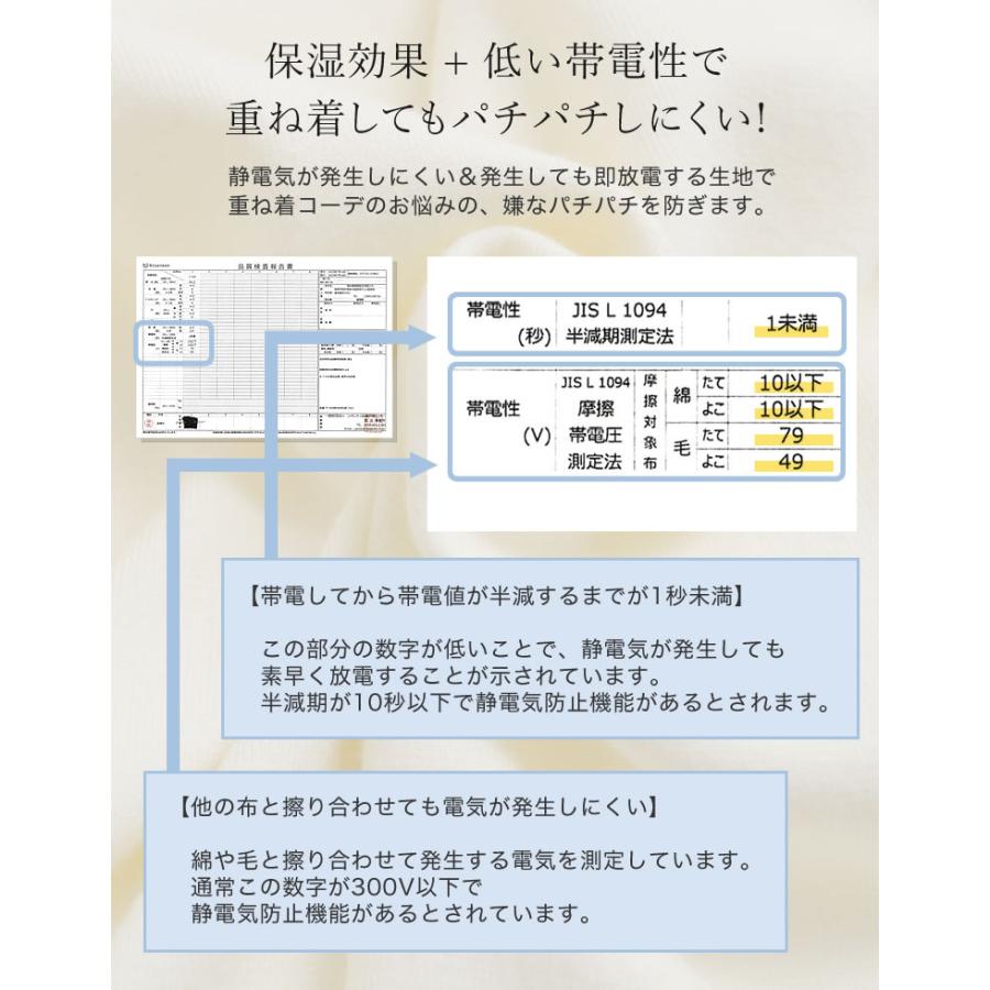 ニット トップス セーター 長袖 レディース 7色 2サイズ 選べる カラーニット クルーネック 静電気防止 乾燥対策 秋冬 | Re:EDIT | 15