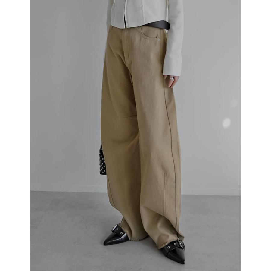 Re:EDIT（リエディ） 【クーポン対象】 バレルレッグ パンツ