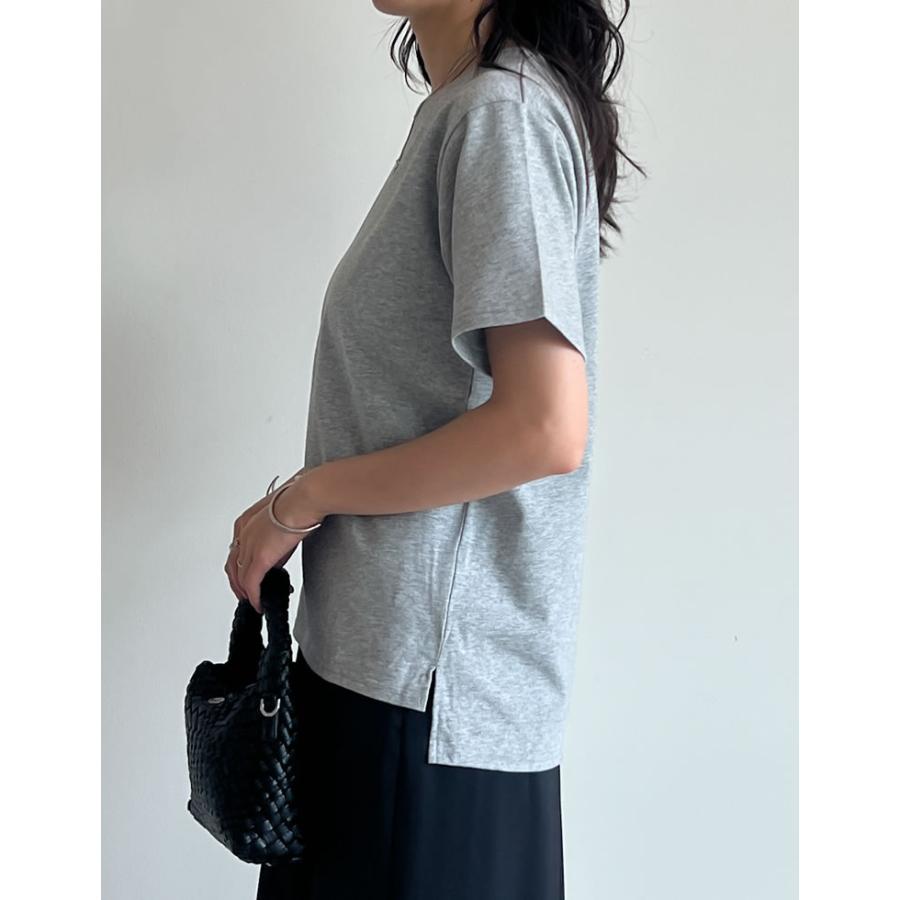 Tシャツ レディース トップス カットソー 半袖 汗じみ防止 撥水 防水 UVカット 紫外線カット 両面撥水 春夏[mb] | Re:EDIT | 17