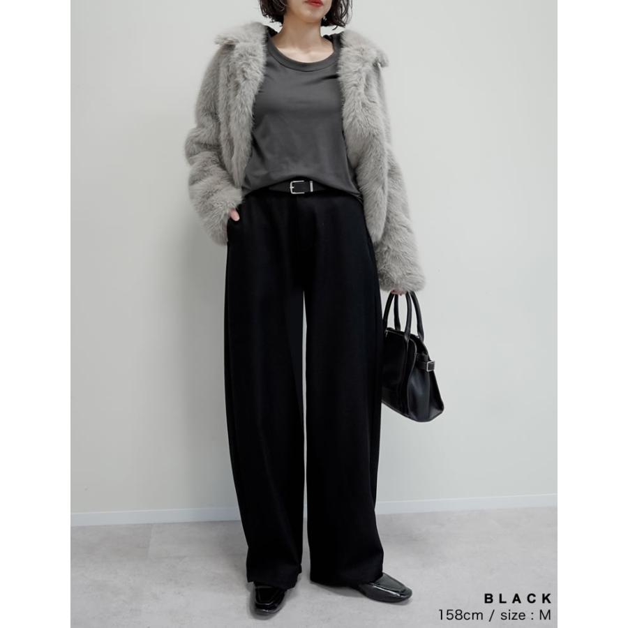 Re:EDIT（リエディ） パンツ カーブパンツ レディース 4色 低身長 高
