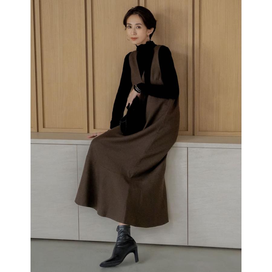 Re:EDIT（リエディ） ジャンパースカート ワンピース ロング丈