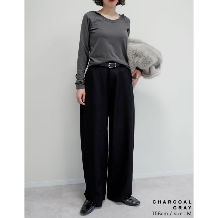 Re:EDIT（リエディ） トップス カットソー Tシャツ 長袖 レディース