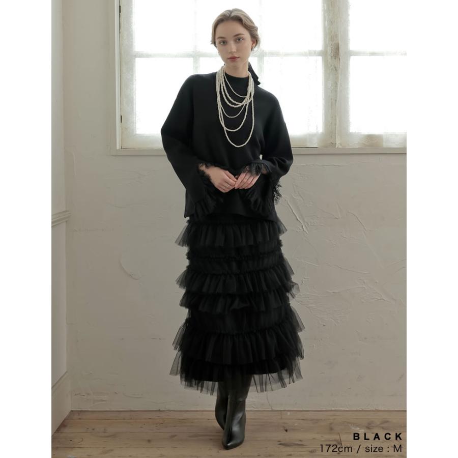 MEISM（ミズム） トップス ニット 長袖 レディース 3色 M/L レース
