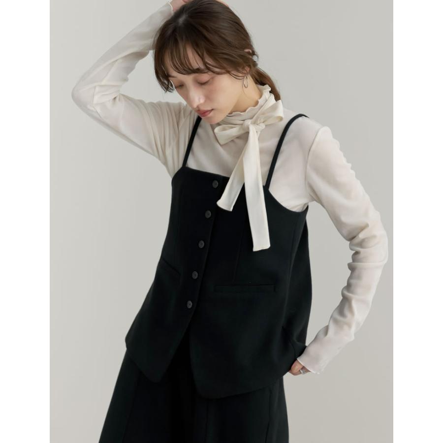 ZARA　クリアビジューキャミソール　ビスチェ Re:EDIT（リエディ） ビスチェ キャミソール レディース 3色 M/L