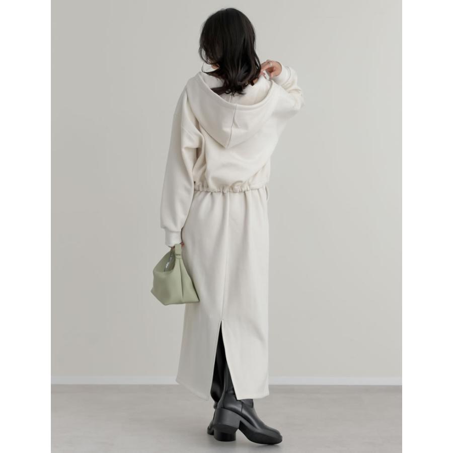 Re:EDIT（リエディ） 裏起毛 スカート ロング丈 レディース 3色 低身長