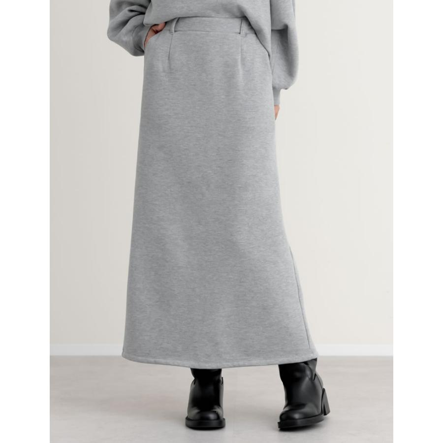 Re:EDIT（リエディ） 裏起毛 スカート ロング丈 レディース 3色 低身長