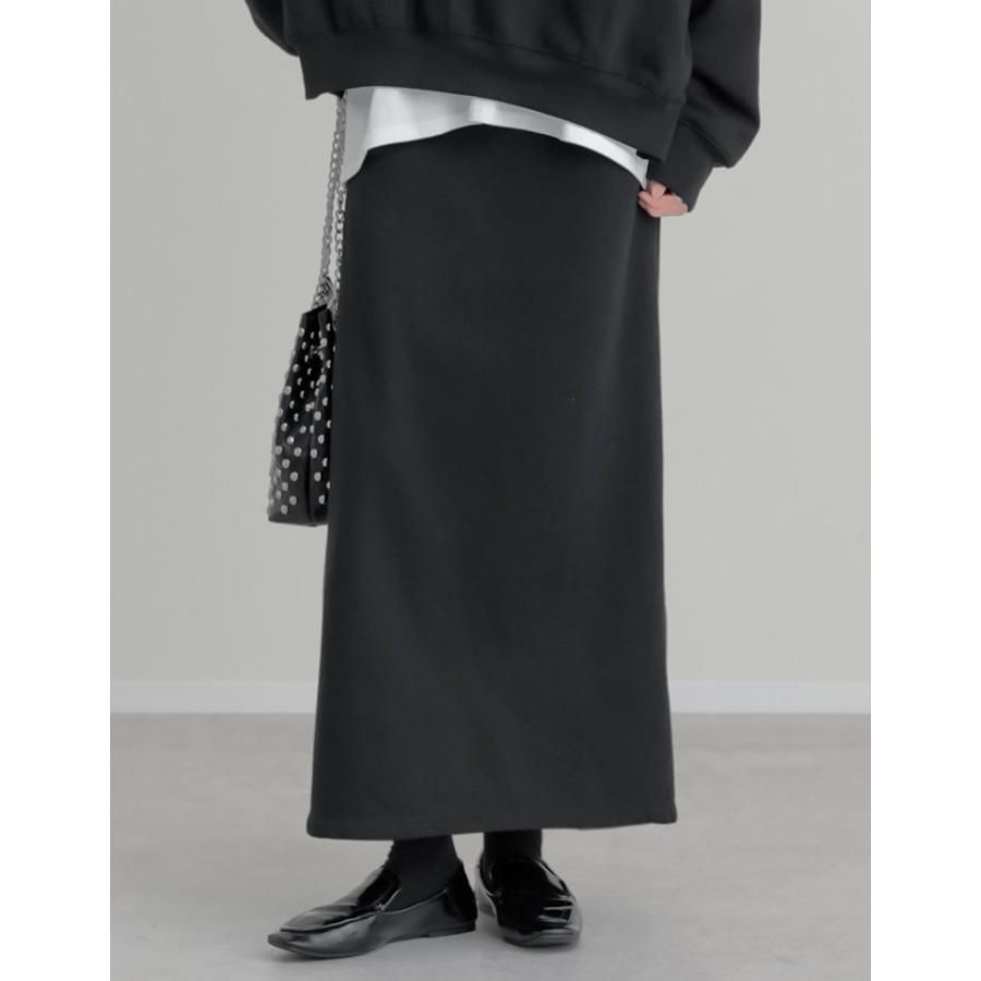 Re:EDIT（リエディ） 裏起毛 スカート ロング丈 レディース 3色 低身長