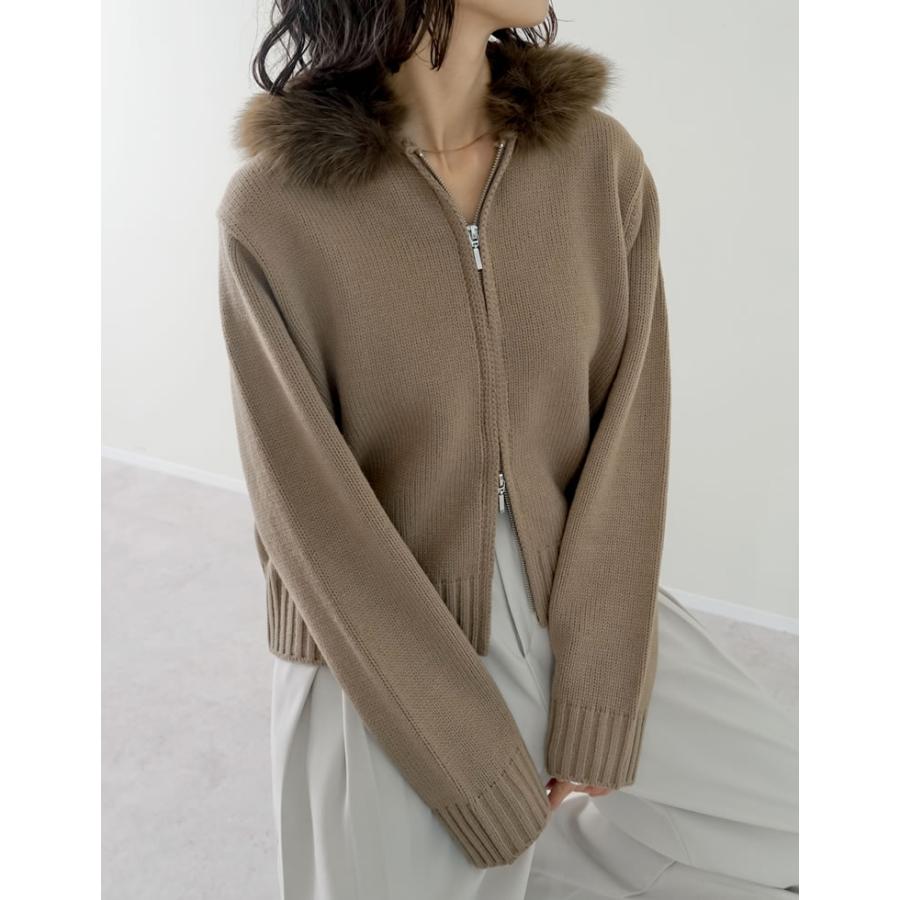 Re:EDIT（リエディ） カーディガン ニット レディース 4色 M/L ファー
